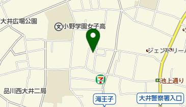 やまなか公園の地図画像