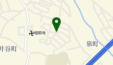 泉町みつば公園の地図画像