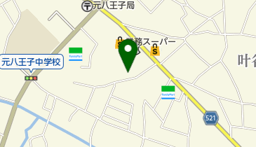 叶谷ちびっこ公園の地図画像