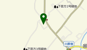 恩方上宿公園の地図画像