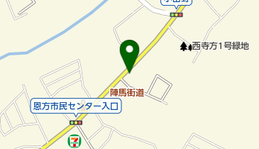 西寺方そよかぜ公園の地図画像