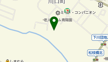 下川口公園の地図画像