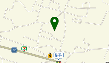 桜株公園の地図画像