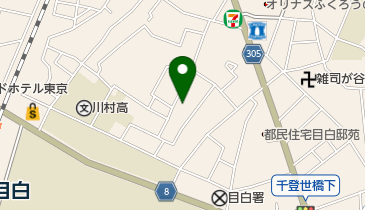 目白二丁目児童遊園の地図画像