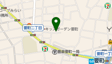 要町一丁目児童遊園の地図画像