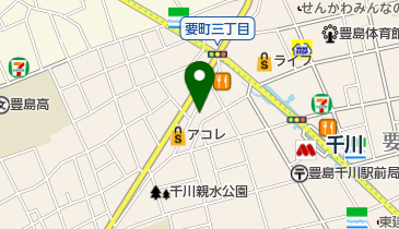 干川児童遊園の地図画像