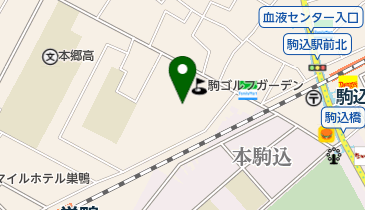 染井の杜広場の地図画像
