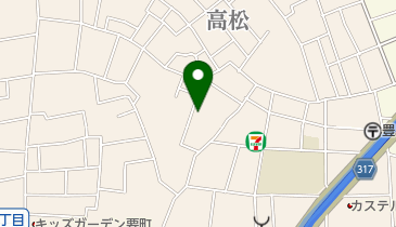 要町一丁目広場の地図画像