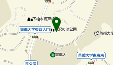 柳沢の池公園の地図画像