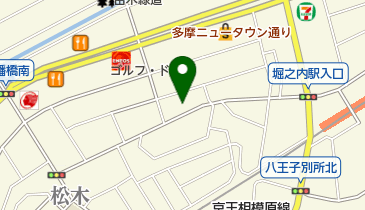 松木峰ヶ谷戸公園の地図画像