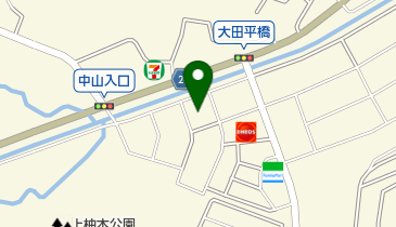 上柚木郷戸公園の地図画像