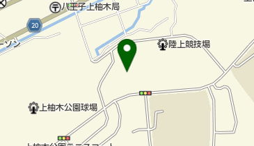 上柚木公園の地図画像