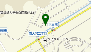 南大沢日向公園の地図画像