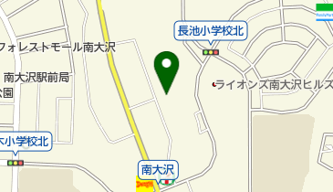 南大沢日原坂竹林公園の地図画像