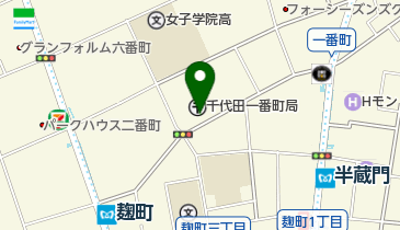 一番町集会室の地図画像