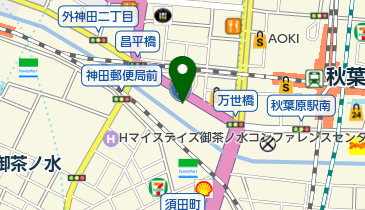 千代田万世会館の地図画像