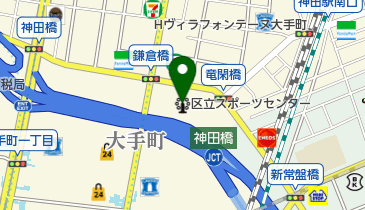 千代田区スポーツセンターの地図画像