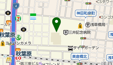 いずみこどもプラザの地図画像