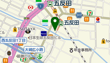 大崎橋広場の地図画像