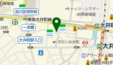 大井町緑地児童遊園の地図画像