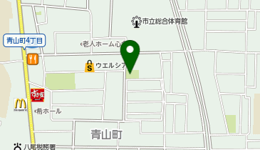 青山第1公園の地図画像