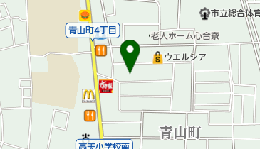 青山第2公園の地図画像