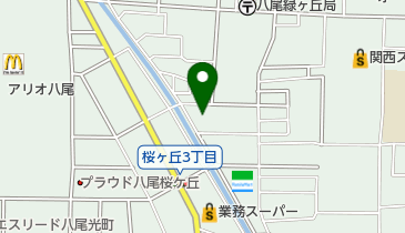 旭ケ丘公園の地図画像