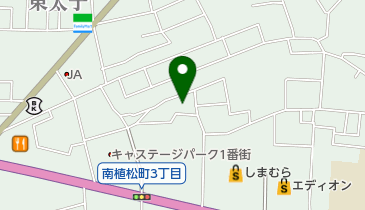 植松公園の地図画像