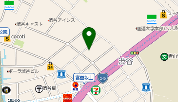 渋谷区役所 美竹分庁舎・清掃事務所の地図画像