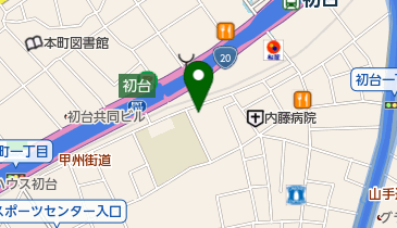 初台区民会館の地図画像