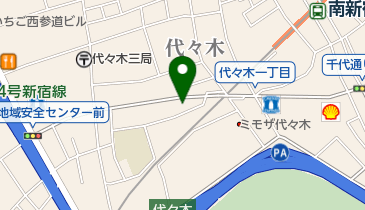地域交流センター代々木の地図画像
