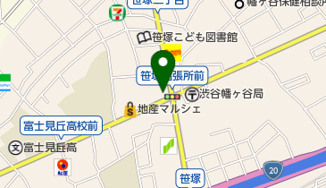 笹塚区民会館の地図画像