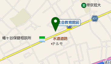 幡ヶ谷区民会館の地図画像