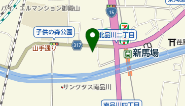 品川区シルバー人材センターの地図画像