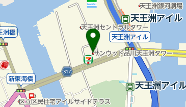 天王洲創業支援センターの地図画像