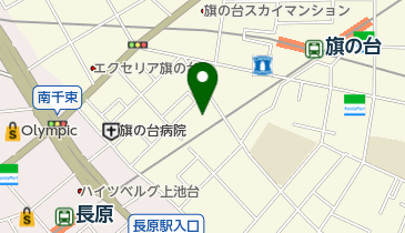 旗の台文化センターの地図画像