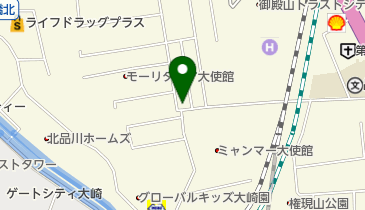 翡翠原石館の地図画像