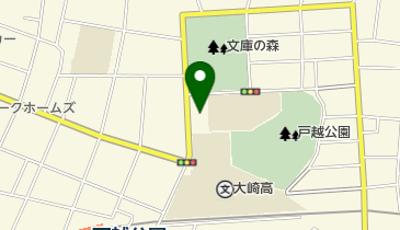 戸越体育館の地図画像