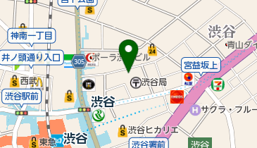 渋谷区商工会館の地図画像