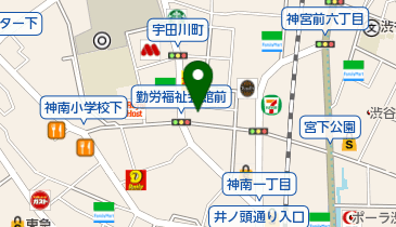 渋谷区勤労福祉会館の地図画像