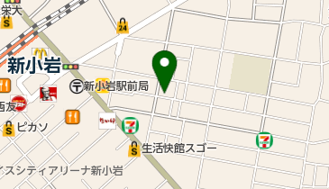 葛飾区 新小岩地区センターの地図画像