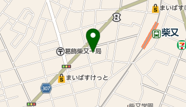 葛飾区 柴又地区センターの地図画像