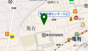 亀有北集い交流館の地図画像