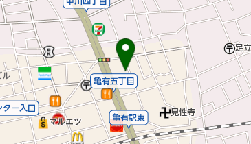 亀有東集い交流館の地図画像