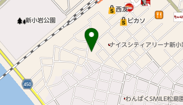 新小岩南集い交流館の地図画像