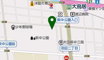 ゆうゆうくらぶ萩中の地図画像