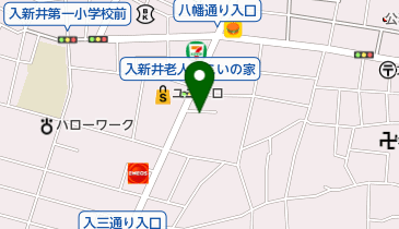 ゆうゆうくらぶ入新井の地図画像