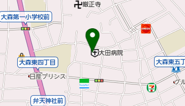 さわやかサポート大森東の地図画像