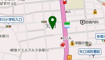 徳心会いずみえんの地図画像