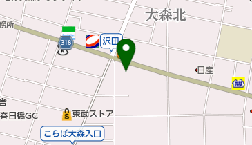 沢田児童館の地図画像